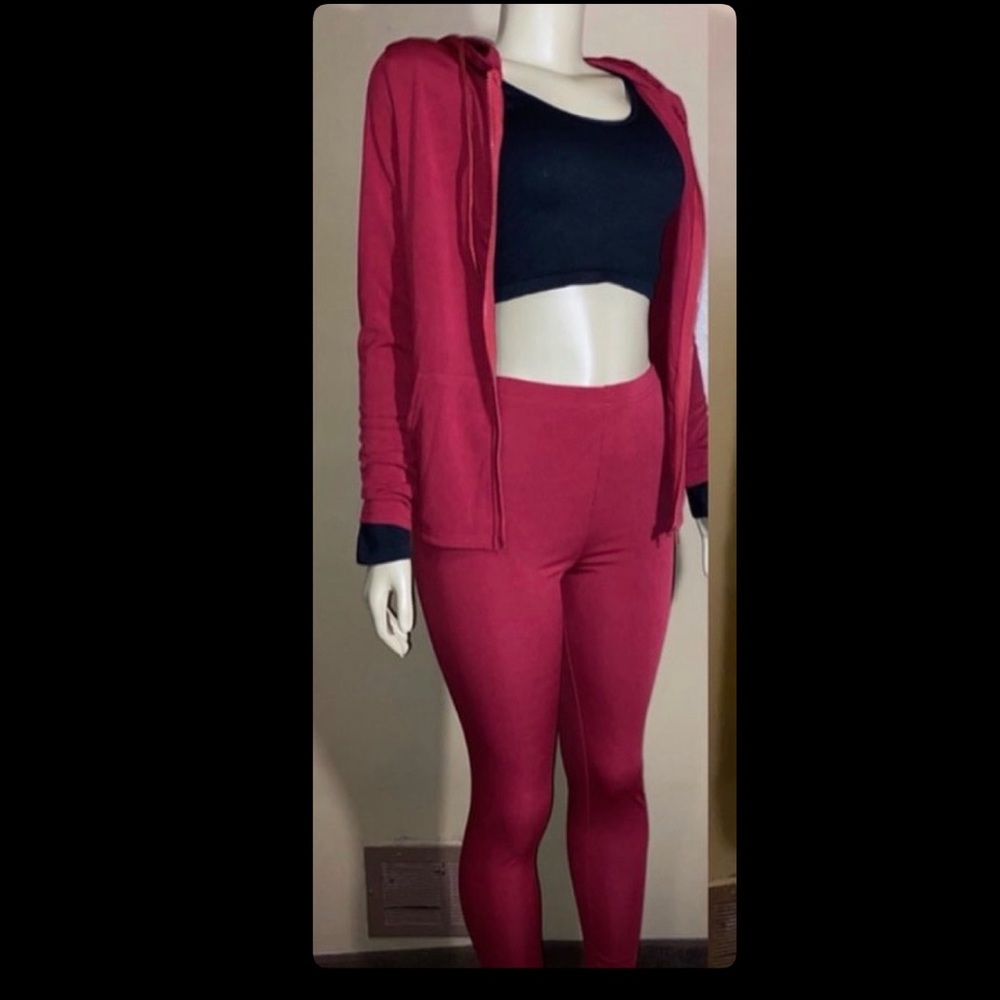 Women's Red Pant set